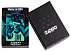 Зажигалка ZIPPO Mermaid Design с покрытием 540 Matte, латунь/сталь, черная, матовая, 38x13x57 мм - Фото 6
