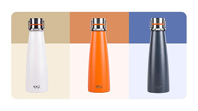 Умный термос Kiss Kiss Fish, черный