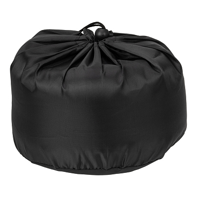 Подушка TORBER, дорожная, с эффектом памяти, тёмно-серая, полиэстер+спандекс, 26 х 27 х 10 см