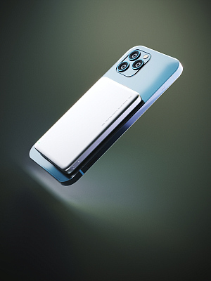 Беспроводной магнитный ПЗУ Olmio QM-15, темно-серый