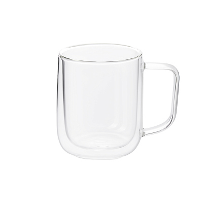 Кружка стеклянная с двойными стенками Viora