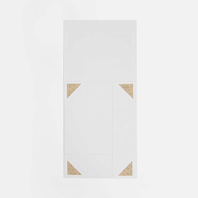 Коробка складная Quadra Fold, белая