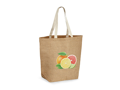 Сумка из джутовой ткани TIZZY