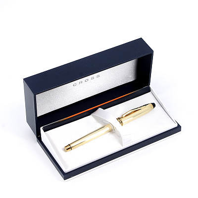 Ручка-роллер Selectip Cross Townsend. Цвет - золотистый.