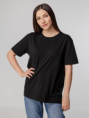 Футболка унисекс Tervu, черная (Чёрный)