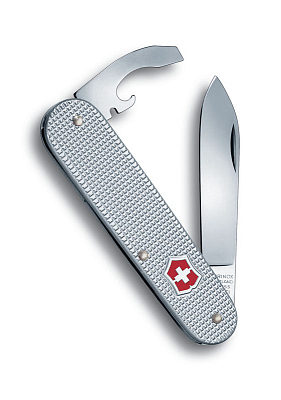 Нож перочинный VICTORINOX Bantam Alox, 84 мм, 5 функций, алюминиевая рукоять, серебристый