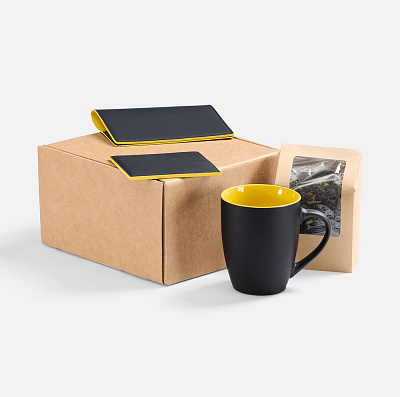 Набор Multimo Tea, черный с желтым (Желтый)