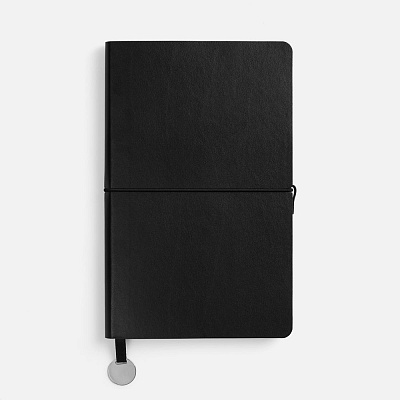 Ежедневник Waltz, недатированный, черный (Чёрный)