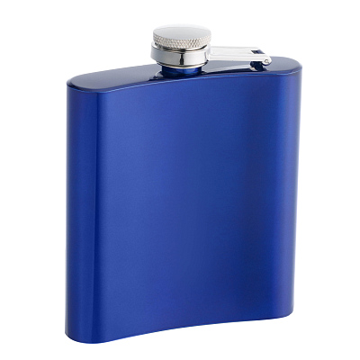 Фляга S.Quire 0,18 л, сталь, синяя