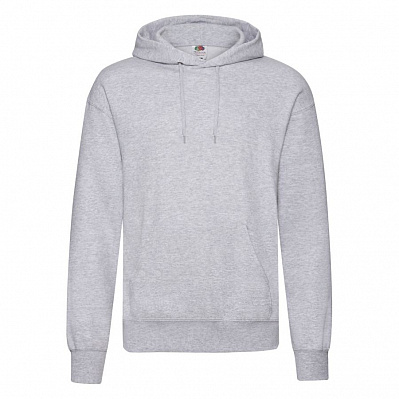 Толстовка "Classic Hooded Sweat" _4XL, 80% х/б, 20% п/э, 280 г/м2 (Серый меланж)