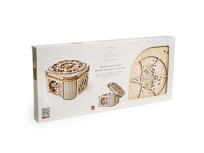 3D-ПАЗЛ UGEARS Шкатулка с секретом