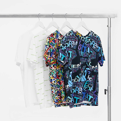 Футболка унисекс Senti с полной запечаткой на заказ