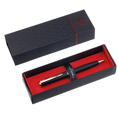 Ручка шариковая Pierre Cardin GAMME Classic. Цвет - черный.Упаковка Е