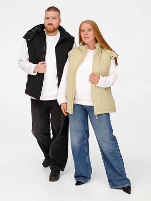 Жилет унисекс Sfera, светло-серый