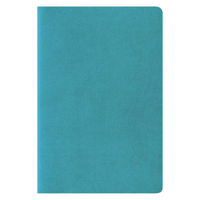 Блокнот Corsa slim, бирюзовый