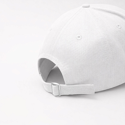 Бейсболка Фит (Fit), 5 клиньев, белый