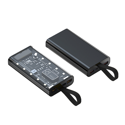 Внешний аккумулятор Wonder, 10000 Mah, черный