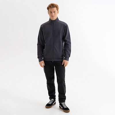 Толстовка на молнии ASTIN антрацит, размер S/M