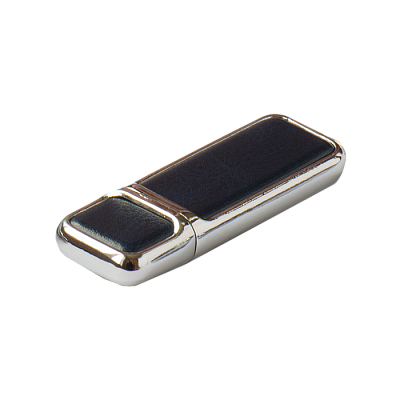 Кожа 01 Брусок кожаный, красный, 4Гб, переходник мини-универсальный