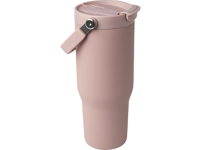 Термостакан Бронкс из переработанной нержавеющей стали, 900мл (Пыльно-розовый)