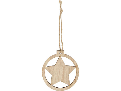 Деревянная подвеска Natall в форме звезды