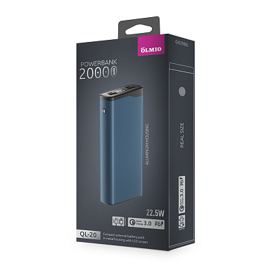 ПЗУ Olmio QL-20, синий