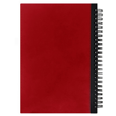 Ежедневник Notera Maxi, недатированный, красный