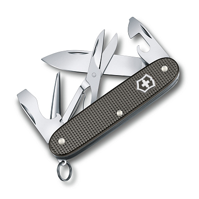 Нож перочинный VICTORINOX Pioneer X Alox LE 2022, 93 мм, 9 функций, алюминиевая рукоять, серый