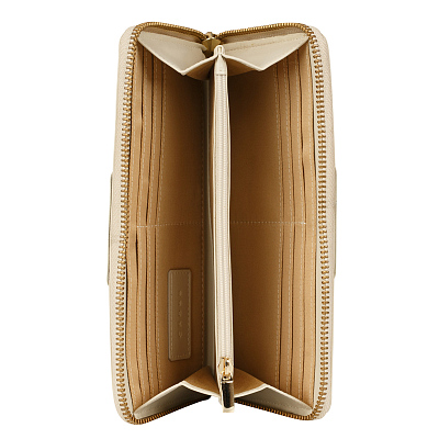 Кошелёк Cross Kelly Wall Ivory, кожа наппа, гладкая, цвет "слоновая кость", 19,5 x 10,2 x 2 см