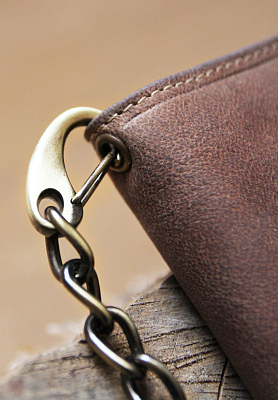 Бумажник KLONDIKE «Harry Truck», натуральная кожа в светло-коричневом цвете, 13 х 10 х 3 см