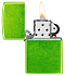 Зажигалка ZIPPO Classic с покрытием Lurid™, латунь/сталь, зеленая, глянцевая, 38x13x57 мм - Фото 3