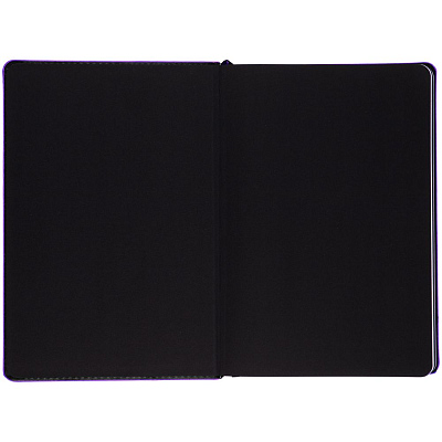 Ежедневник Alanis, недатированный, черный с фиолетовым