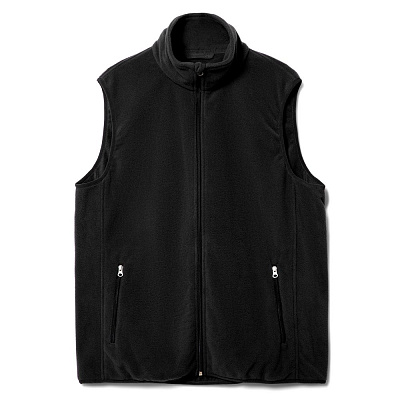 Жилет флисовый унисекс Nesse, темно-синий (Чёрный)