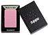 Зажигалка ZIPPO Classic с покрытием Pink Matte, латунь/сталь, розовая, матовая, 38x13x57 мм - Фото 6
