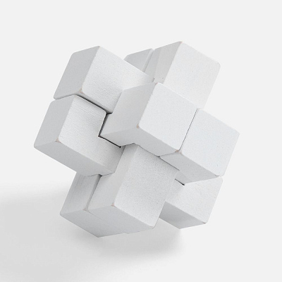 Набор из 3 головоломок Tickler Arcade, белый