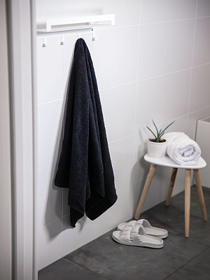 Полотенце Odelle, большое, черное