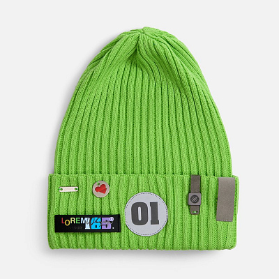 Лейбл из ПВХ Dzeta, S, черный