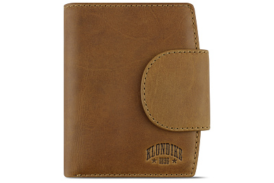 Бумажник KLONDIKE RUSH «Jenny», натуральная кожа в коньячном цвете, 11 х 12,5 х 2,5 см (Коричневый)