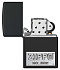 Зажигалка ZIPPO License Plate с покрытием Black Matte, латунь/сталь, черная, 38x13x57 мм - Фото 4