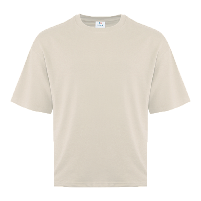 Футболка унисекс оверсайз STAN хлопок/полиэстер 260, 40 (Молочный)