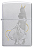 Зажигалка ZIPPO Devilish Ace с покрытием Satin Chrome, латунь/сталь, серебристая, 38x13x57 мм - Фото 2