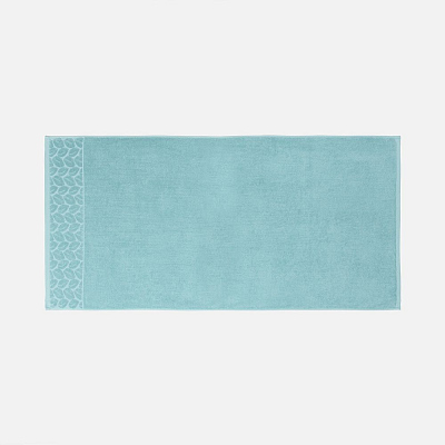 Полотенце махровое Hoya, среднее, голубое