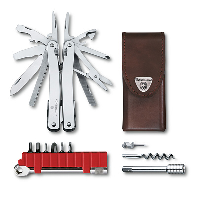 Мультитул VICTORINOX SwissTool Spirit X Plus Ratchet 105 мм 36 функций в нейлоновом чехле