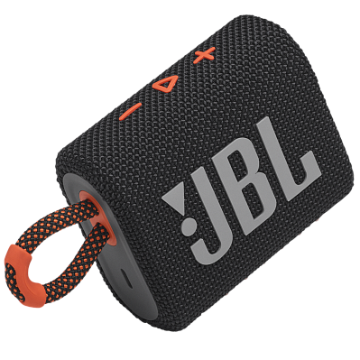 Портативная колонка JBL GO 3, черно-оранжевый (Темно-серый)