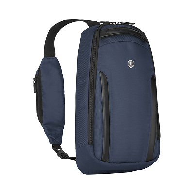 Рюкзак на одно плечо VICTORINOX Altmont Professional Tablet Sling, синий, полиэфирная ткань, 24x10x39 см, 8 л