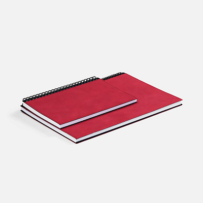 Ежедневник Notera, недатированный, красный