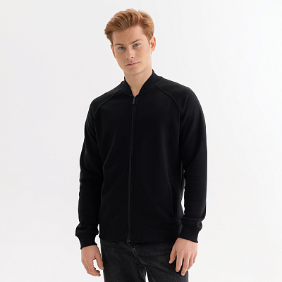 Толстовка на молнии унисекс TORRES NEO черная, размер L (Чёрный)