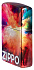 Зажигалка ZIPPO Tie Dye с покрытием 540 Tumbled Chrome, латунь/сталь, разноцветная, 38x13x57 мм - Фото 7