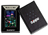 Зажигалка ZIPPO Cyber City с покрытием Black Matte, латунь/сталь, черная 38x13x57 мм - Фото 6