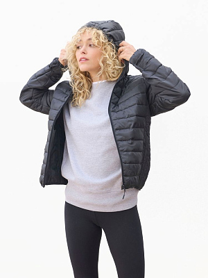 Куртка с капюшоном женская Stream Women, черная